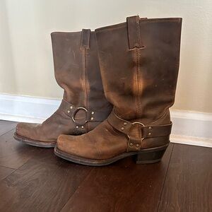Frye Dark Brown Leather Boots
